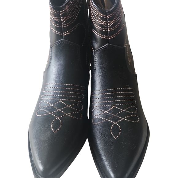 Indigo Rd Iradikan Consrasting Stitch Pink Embroidered Western Boots Size 5.5 M - Picture 16 of 16